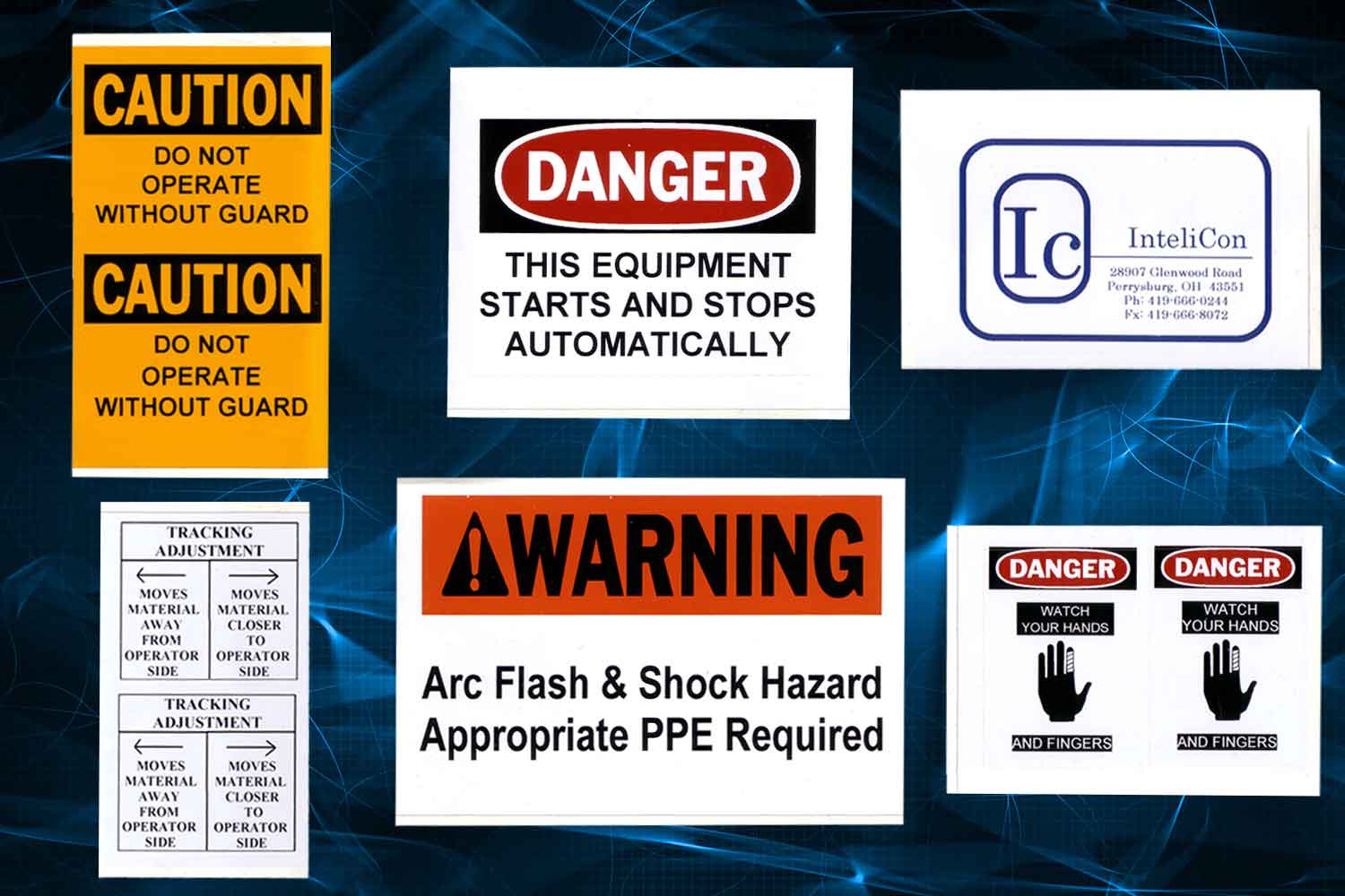 Vinyl Labels & Stickers